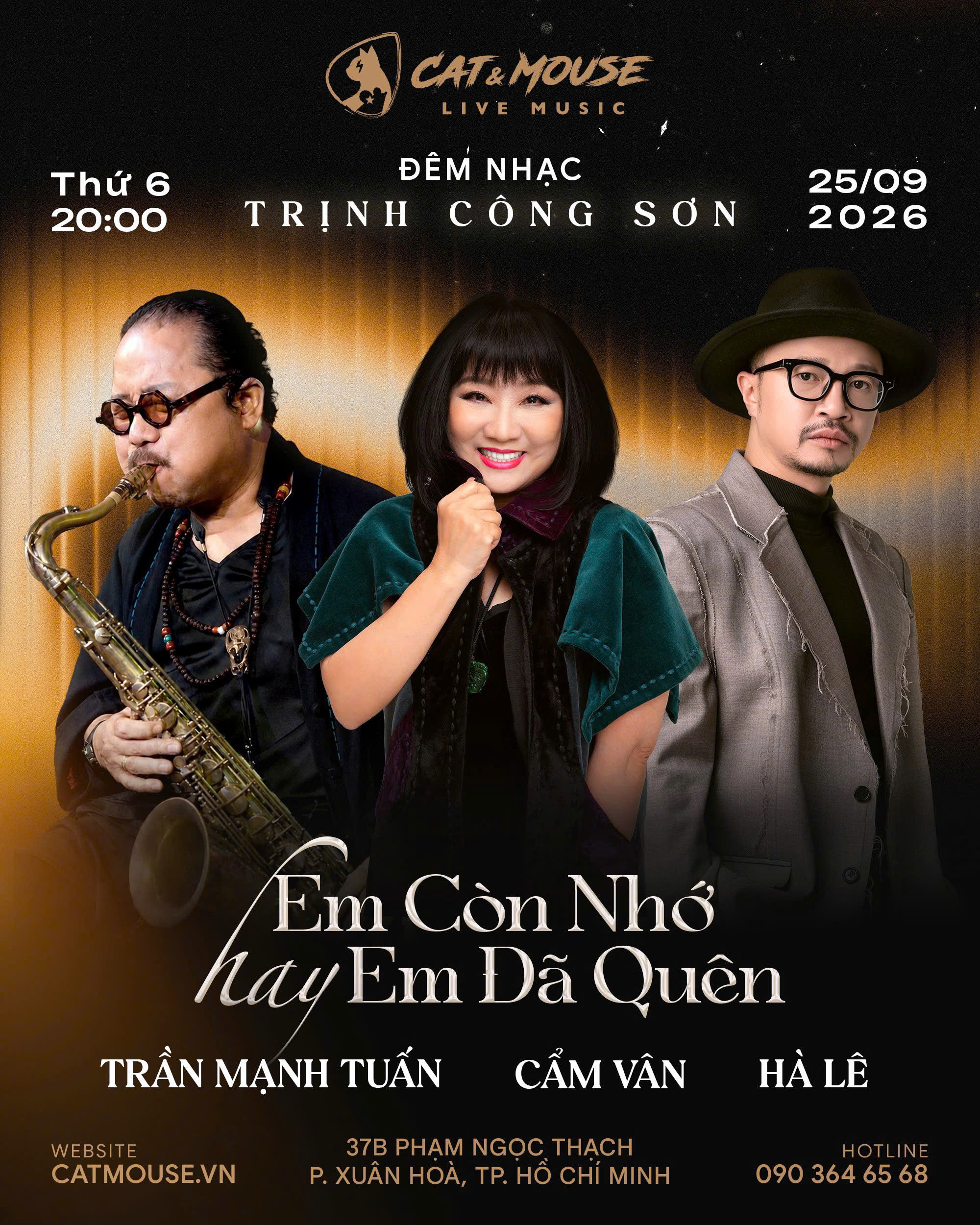 [CAT&MOUSE] ĐÊM NHẠC TRỊNH CÔNG SƠN