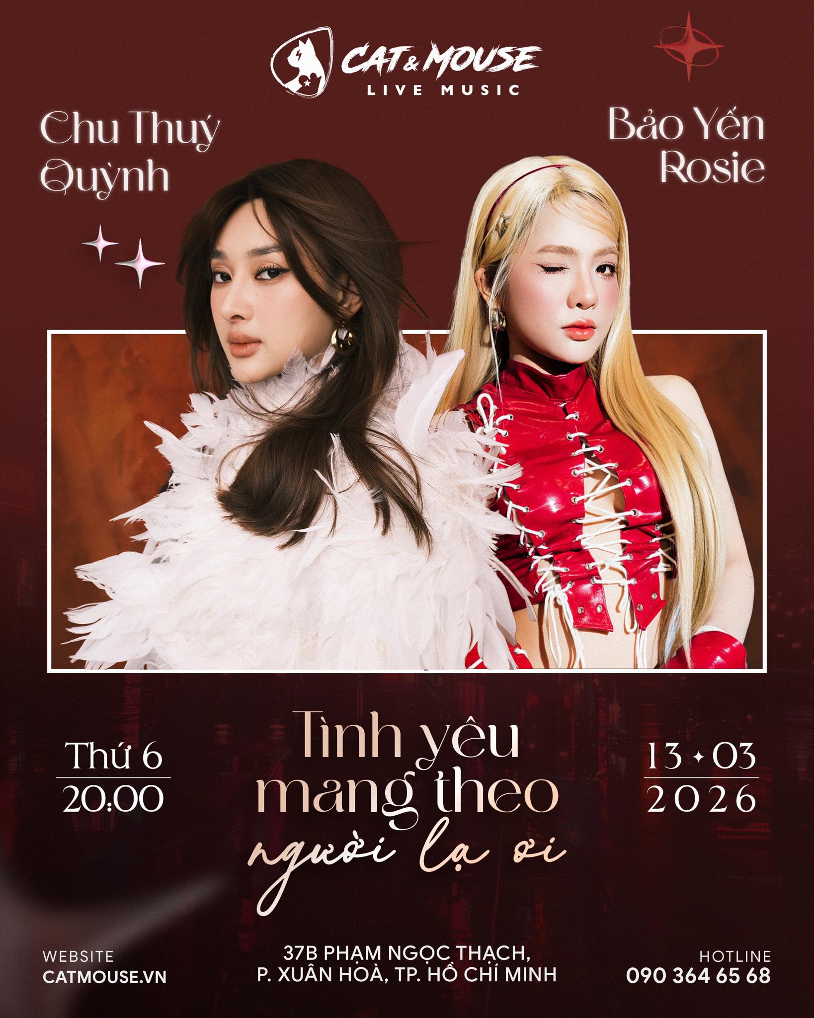 [CAT&MOUSE] CA SĨ CHU THÚY QUỲNH + CA SĨ BẢO YẾN ROSIE