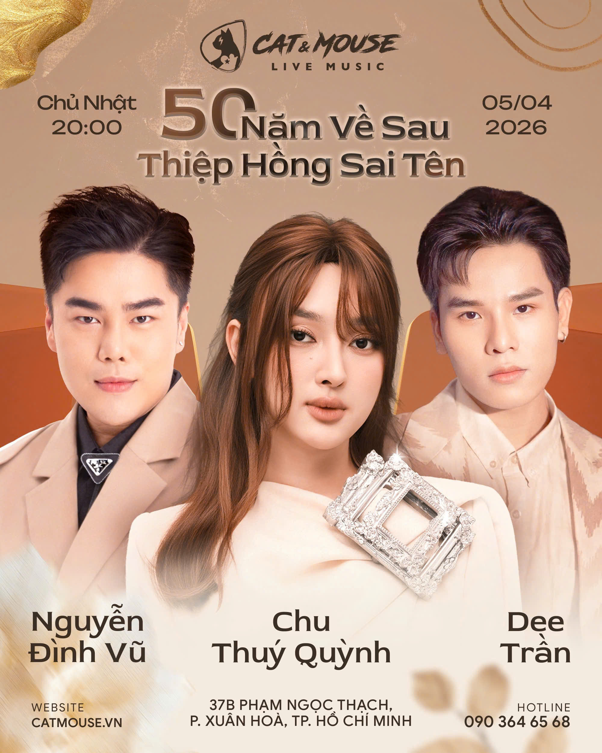 [CAT&MOUSE] CA SĨ CHU THÚY QUỲNH + NGUYỄN ĐÌNH VŨ + DEE TRẦN