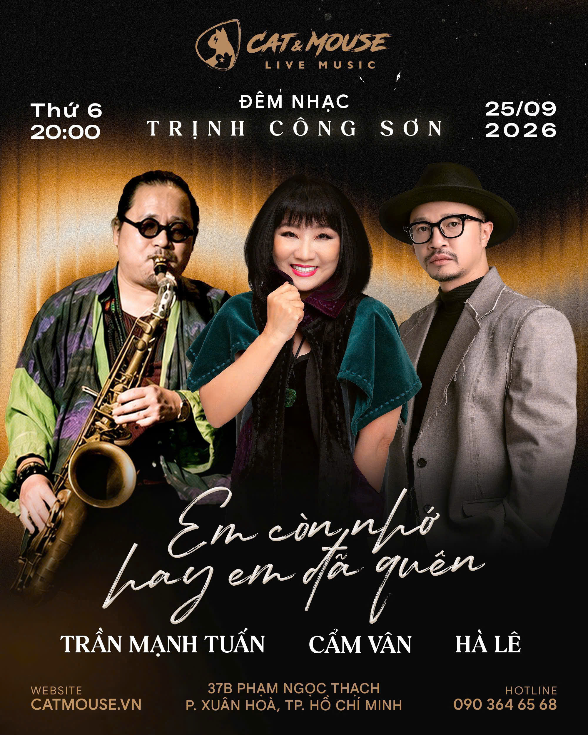 [CAT&MOUSE] ĐÊM NHẠC TRỊNH CÔNG SƠN