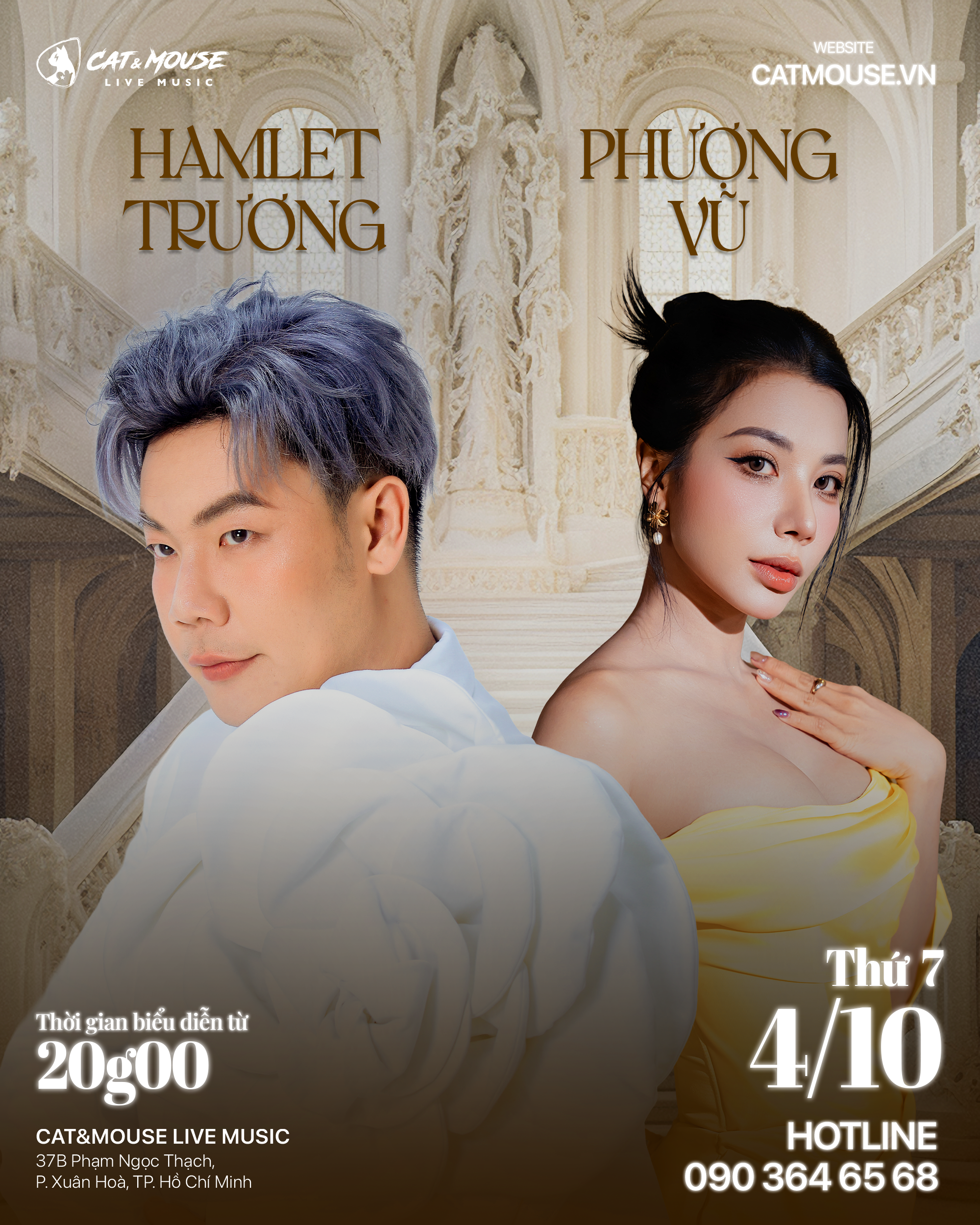 [CAT&MOUSE] CA SĨ HAMLET TRƯƠNG + CA SĨ PHƯỢNG VŨ