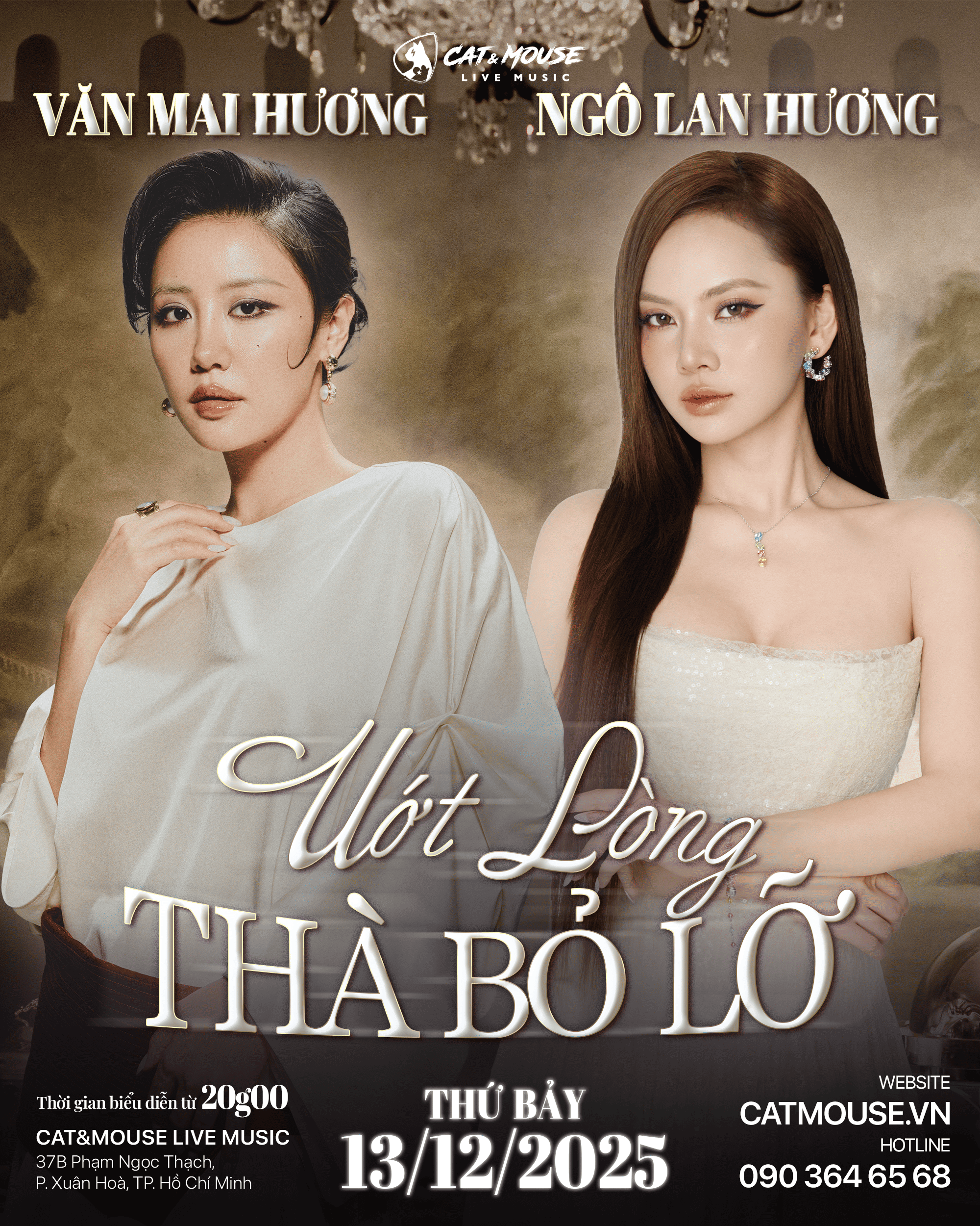 [CAT&MOUSE] CA SĨ VĂN MAI HƯƠNG+ CA SĨ NGÔ LAN HƯƠNG