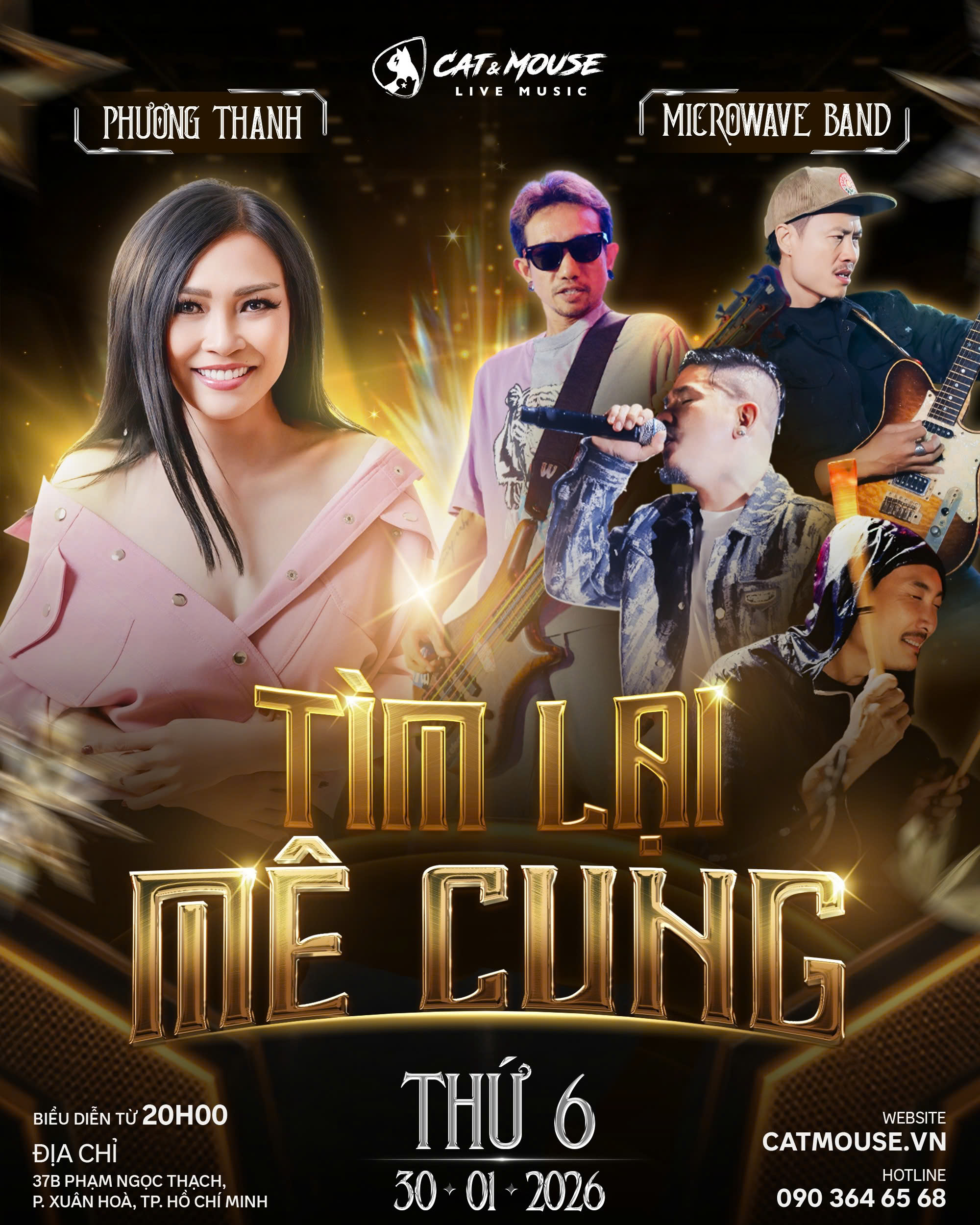 [CAT&MOUSE] CA SĨ PHƯƠNG THANH + BAN NHẠC MICROWAVE