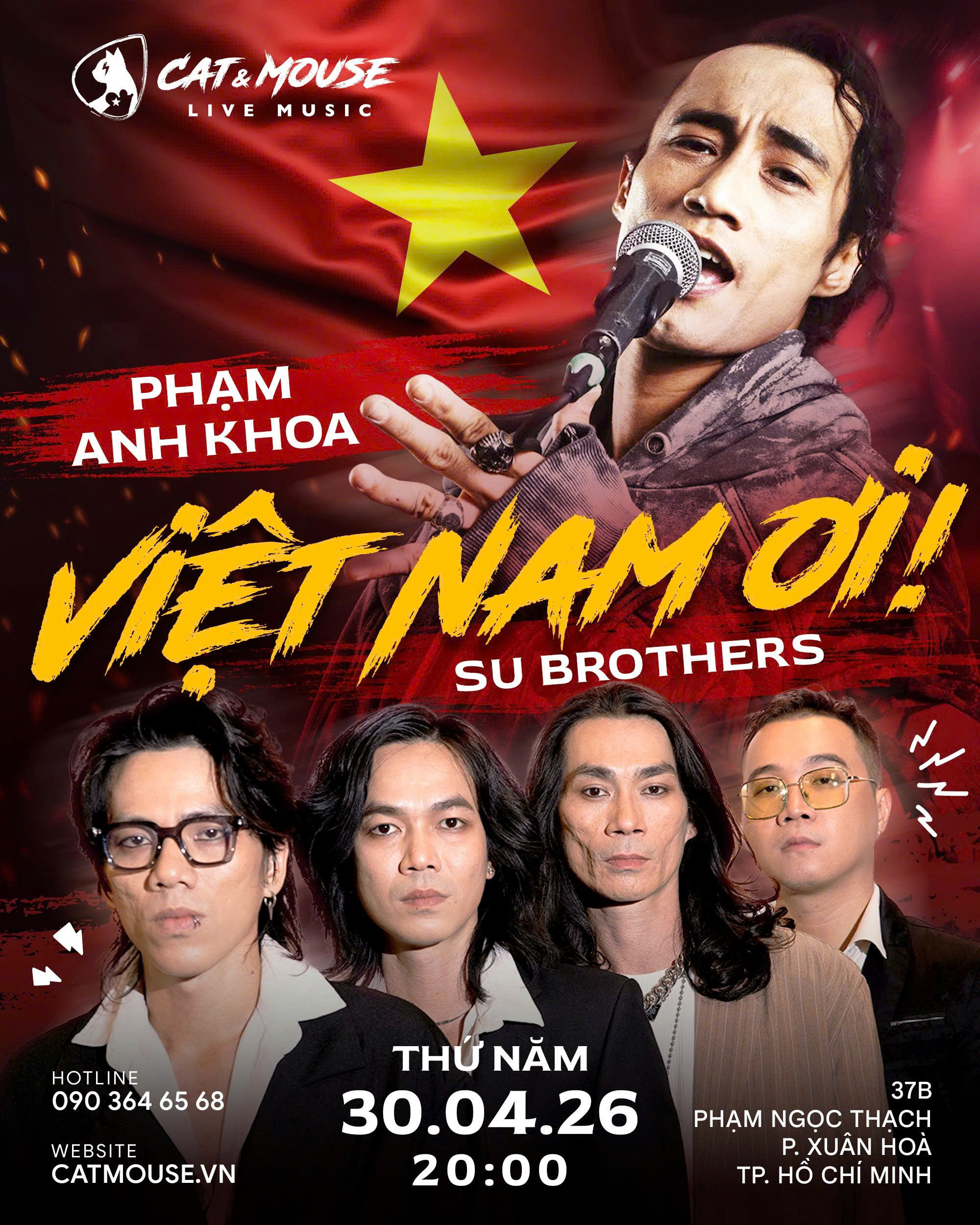 [CAT&MOUSE] CA SĨ PHẠM ANH KHOA + SU BROTHERS